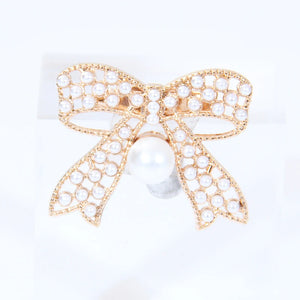 MOZOG Bow Brooch Ultralight Women Ornament Lapel Pin Jewelry