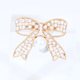 MOZOG Bow Brooch Ultralight Women Ornament Lapel Pin Jewelry
