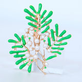MOZOG Multicolour Brooch Ultralight Alloy Manual Versatile Ornaments
