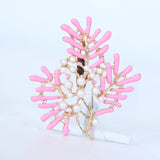 MOZOG Multicolour Brooch Ultralight Alloy Manual Versatile Ornaments