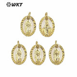 MP152 Drop Oil Religious Mary Pendant Jewelry Accessories