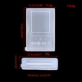MP3 Photo Frame Epoxy Resin Mold Desktop Decorations Silicone Mould