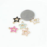 10pcs Coco Tree Enamel Charms for Jewelry Making