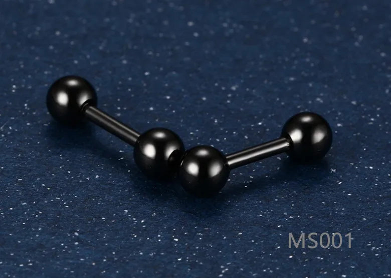 Round Ball Earring Studs Women Jewelry Girl Men
