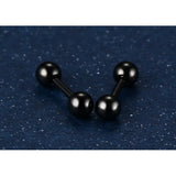 Round Ball Earrings Studs Women Jewelry Men