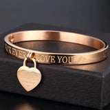 MSX Stainless Steel Bridesmaid Gift Cuff Bangle