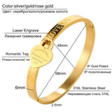 MSX Stainless Steel Bridesmaid Gift Cuff Bangle