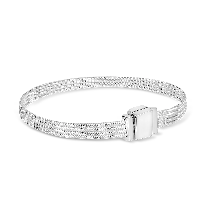 925 Sterling Silver Snake Chain Bracelet DIY Jewelry Making Women