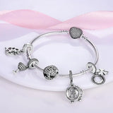 925 Sterling Silver Snake Chain Bracelet DIY Jewelry Making Women