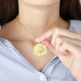 Islamic Necklace Personalized Pendant AYATUL KURSI Gift