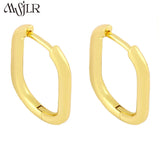 Classy Girl Retro Earrings Geometric Shape Women Dance Party Accessories
