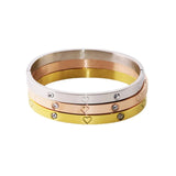 MW2 Steel Classic Bangle Bracelet 3MM Closed Thin Circle