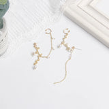 Pearl Tassel Drop Earrings for Women, Sweet Jewelry