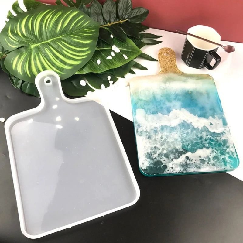 MXME 2-Piece Square Handle Resin Casting Tray Molds