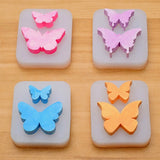4 Pcs Butterfly Epoxy Resin Mold DIY Car Aromatherapy Silicone