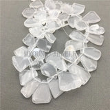 Clear Rock Crystal Titanium Quartz Stone Beads