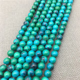 Smooth Turquoise & Howlite Stone Beads for Jewelry Making