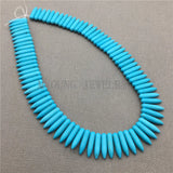 Howlite Spike Beads - 1 STRAND