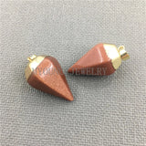 Nature Point Pendant with Bail for DIY Jewelry Making