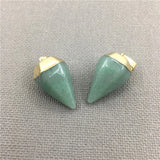 Nature Point Pendant with Bail for DIY Jewelry Making
