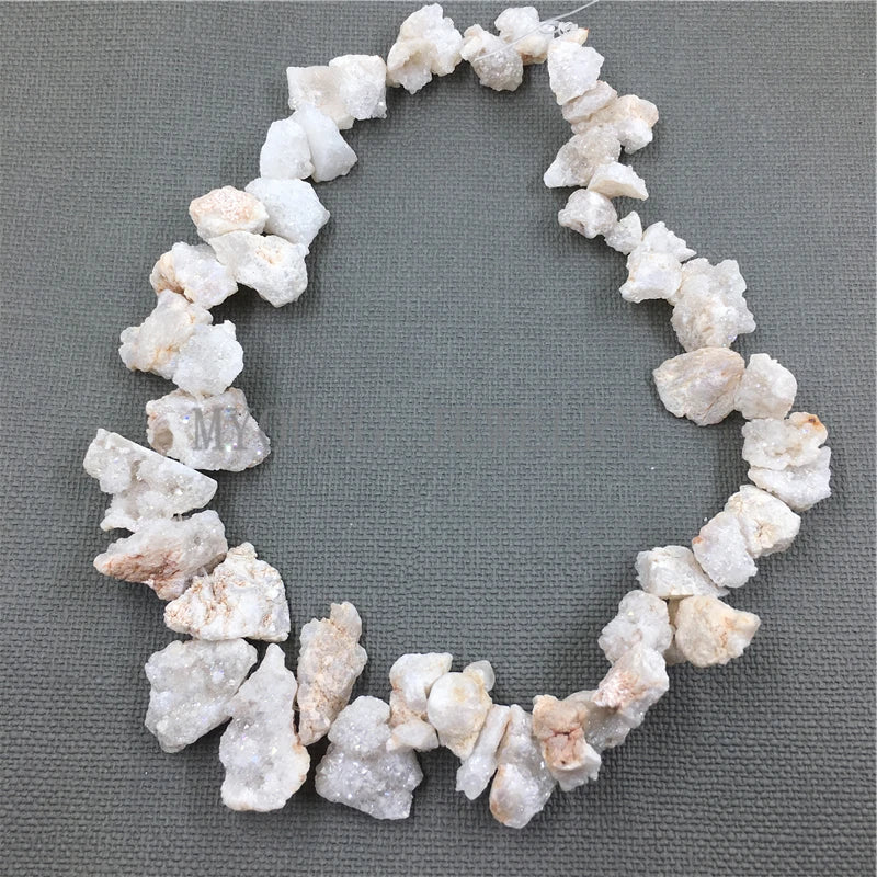 MY1068 Freeform Size Nature Druzy Crystal Beads
