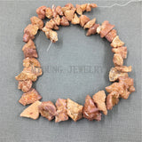 Orange Titanium Druzy Crystal Beads, Nugget Geode Quartz Beads
