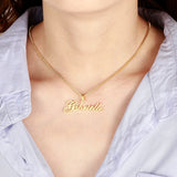925 Silver Personalized Name Necklace, Gift Pendant Jewelry