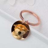 Personalized Pet Picture Keychain - Memorial Gift for Pet Lover