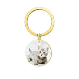 Personalized Pet Picture Keychain - Memorial Gift for Pet Lover