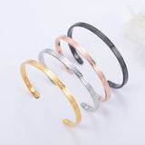 Personalized Name Bracelet Stainless Steel Jewelry for Women Men