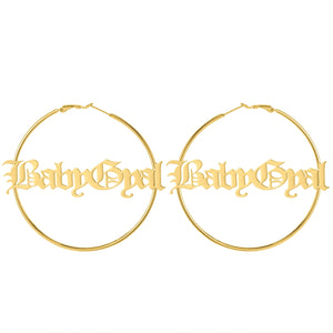 Big Hoops Silver Earrings High Stainless Steel Women Earrings