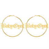 Big Hoops Silver Earrings High Stainless Steel Women Earrings