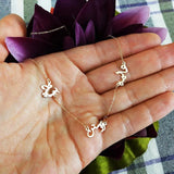 Arabic Name Necklace Family Arabic Necklace Dainty Arabic Jewelry
