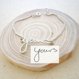 Handwriting Bracelet Personalized Signature Memorial Keepsake Gift