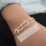 Handwriting Bracelet Personalized Signature Memorial Keepsake Gift