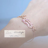 Handwriting Bracelet Personalized Signature Memorial Keepsake Gift