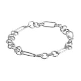10pcs Stainless Steel Clip Bracelet Chain 10x21mm Adjustable Length