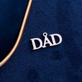 10pcs DAD Charm Stainless Steel Pendant for Jewelry Making