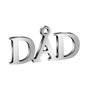 10pcs DAD Charm Stainless Steel Pendant for Jewelry Making