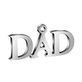 10pcs DAD Charm Stainless Steel Pendant for Jewelry Making