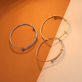 10pcs Stainless Steel Bangle 2MM Cuff Bangle