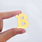 26pcs Stainless Steel A-Z Alphabet Initial Charms Pendant Jewelry Making