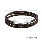 Men Bracelet Chain, Adjustable 4mm Leather Chains for Man Jewelry Making