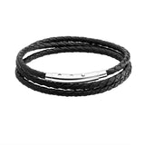 Men Bracelet Chain, Adjustable 4mm Leather Chains for Man Jewelry Making