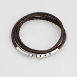 Men Bracelet Chain, Adjustable 4mm Leather Chains for Man Jewelry Making