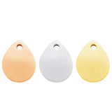50pcs Stainless Steel Teardrop Tags Custom Engraving