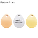 50pcs Stainless Steel Teardrop Tags Custom Engraving