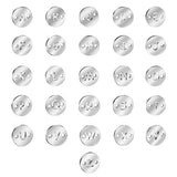 MYLONGINGCHARM 8.5mm A-Z Letter Beads DIY Initial Charms Stainless Steel