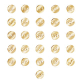 MYLONGINGCHARM 8.5mm A-Z Letter Beads DIY Initial Charms Stainless Steel