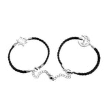 Couple Bracelet Moon Star Charm Stailess steel Adjustable